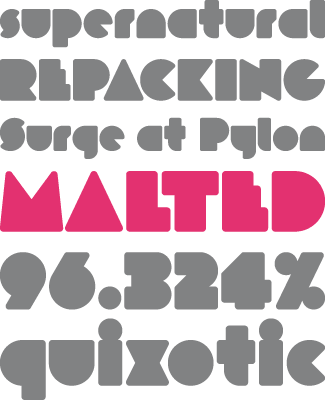 Milford font samples